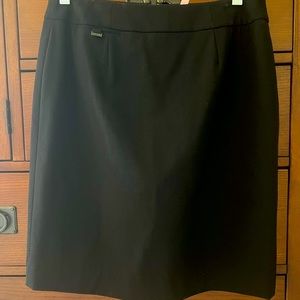 Calvin Klein Black Pencil Skirt Sz 4P